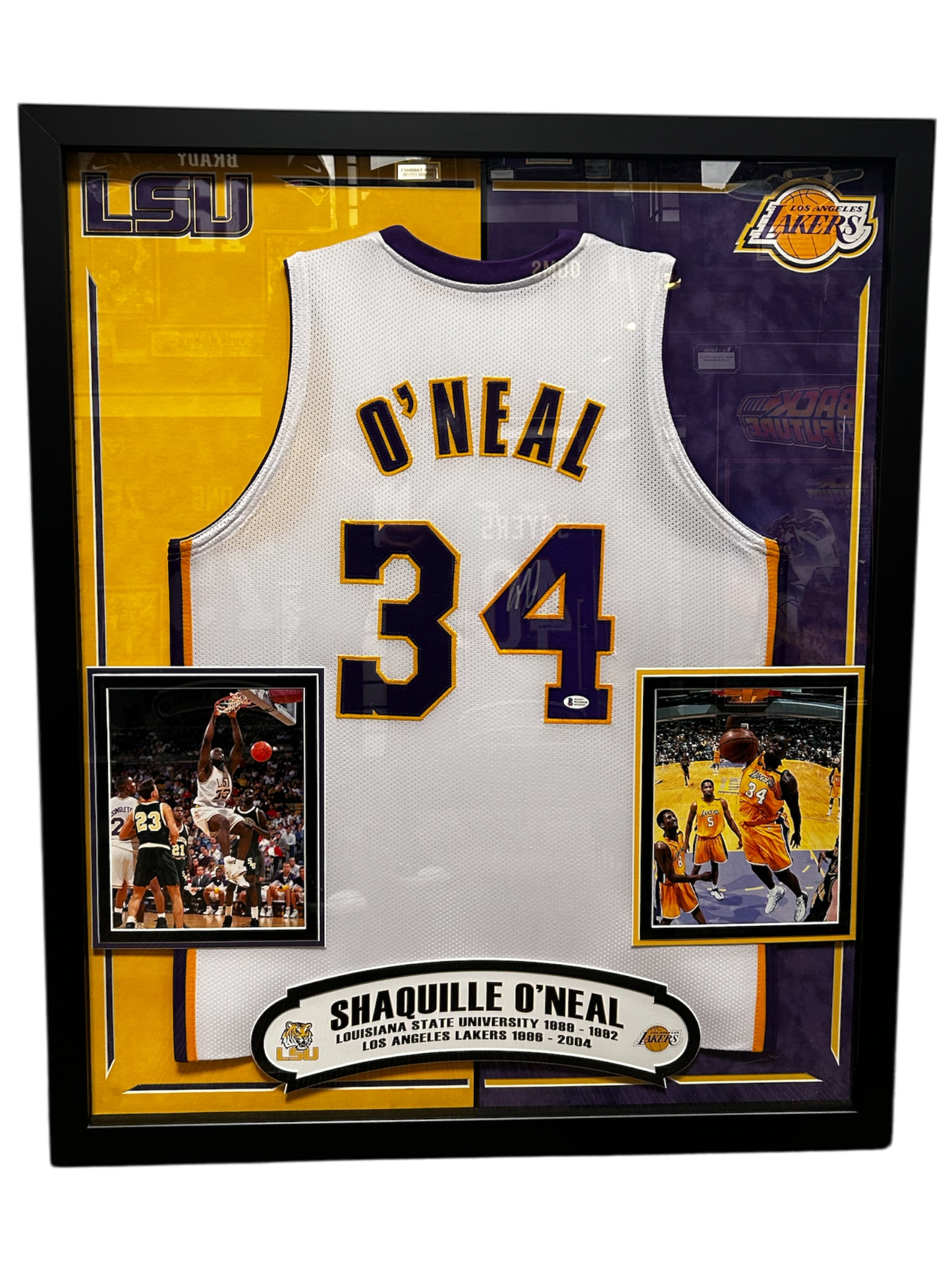 Shaquille O’Neal Lakers LSU (FSJ)
