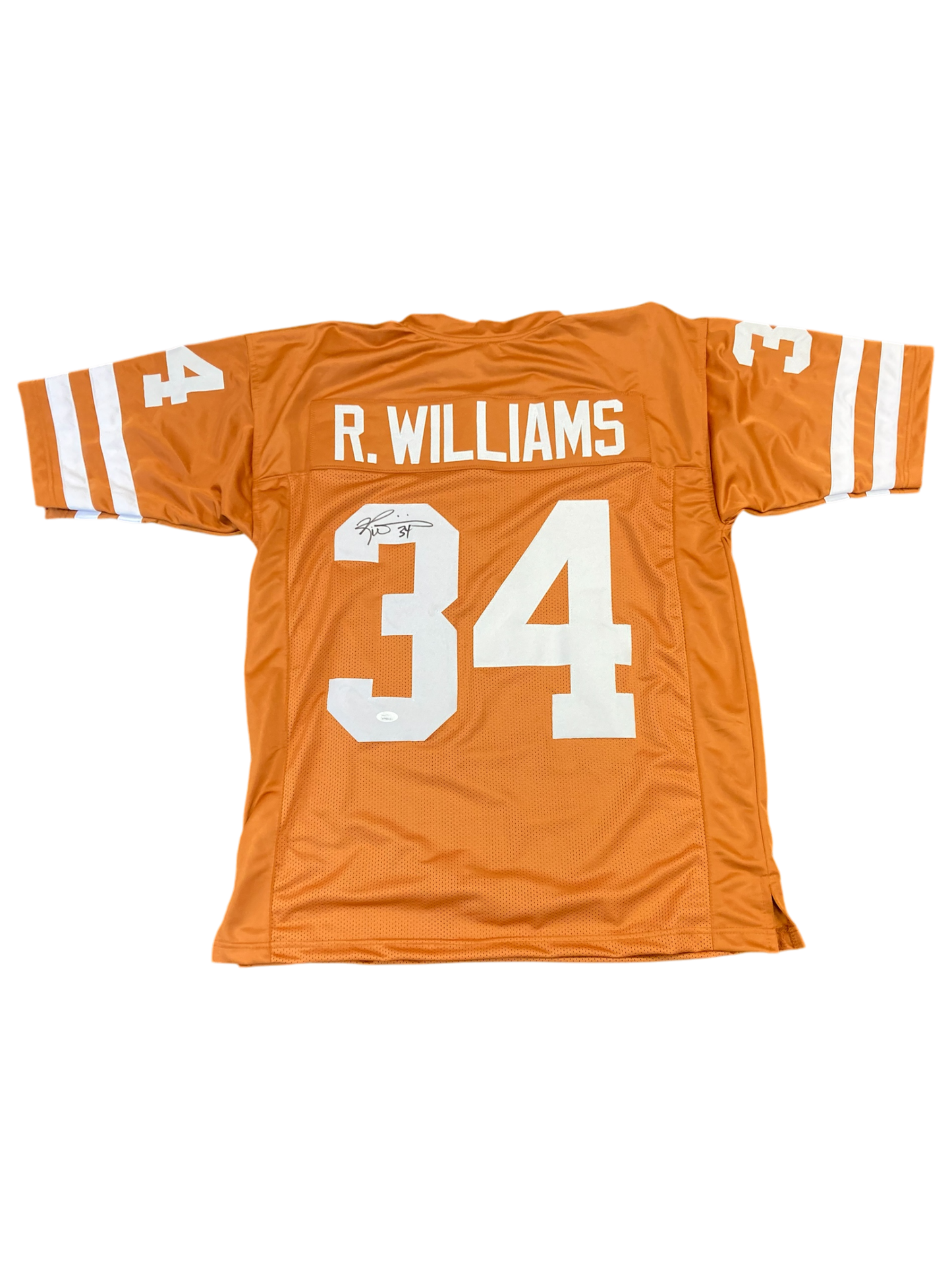 Ricky Williams Signed Texas College Orange Texas Jersey (JSA) (SI)