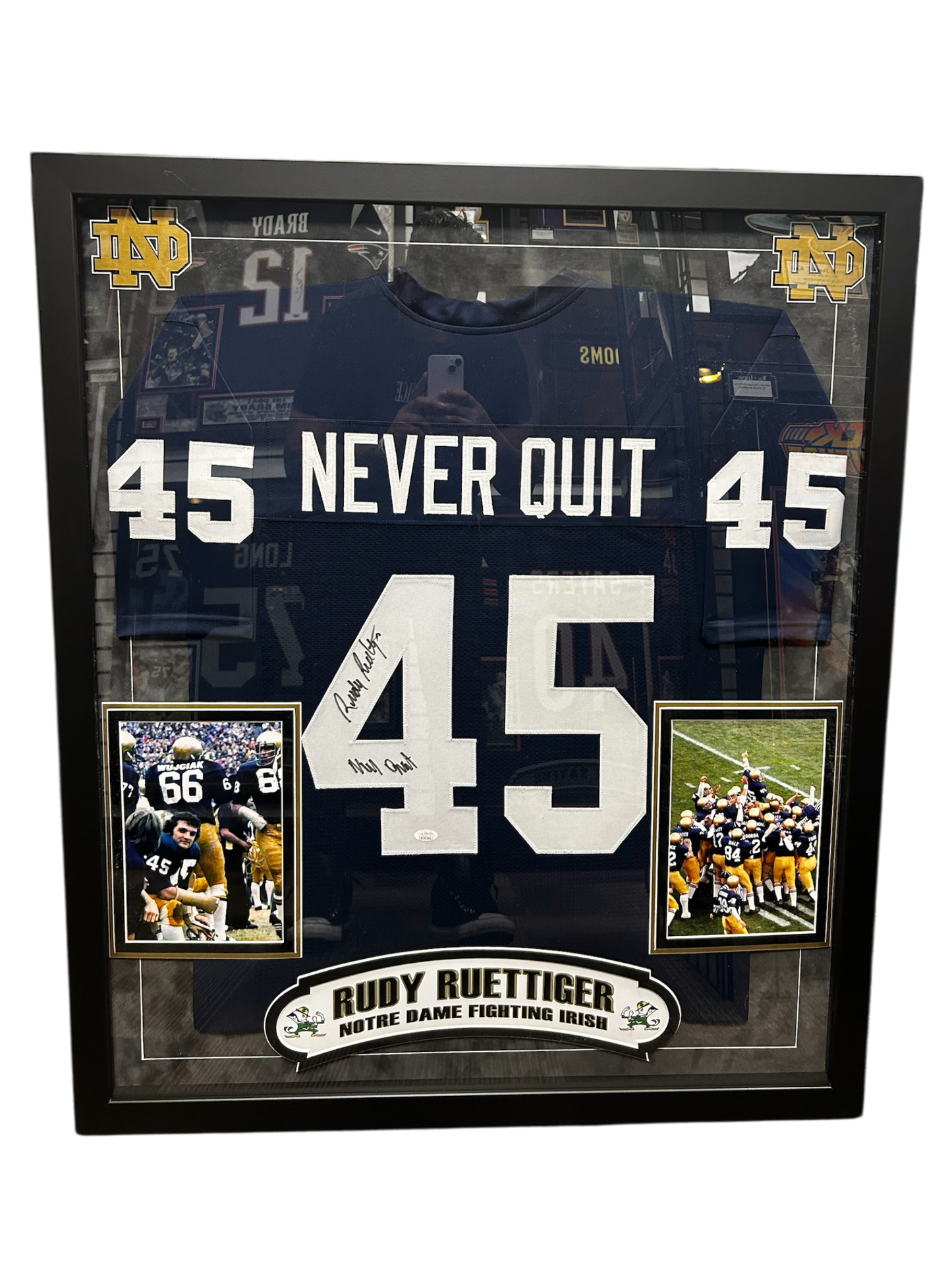 Never Quit Rudy Ruettiger (FSJ)
