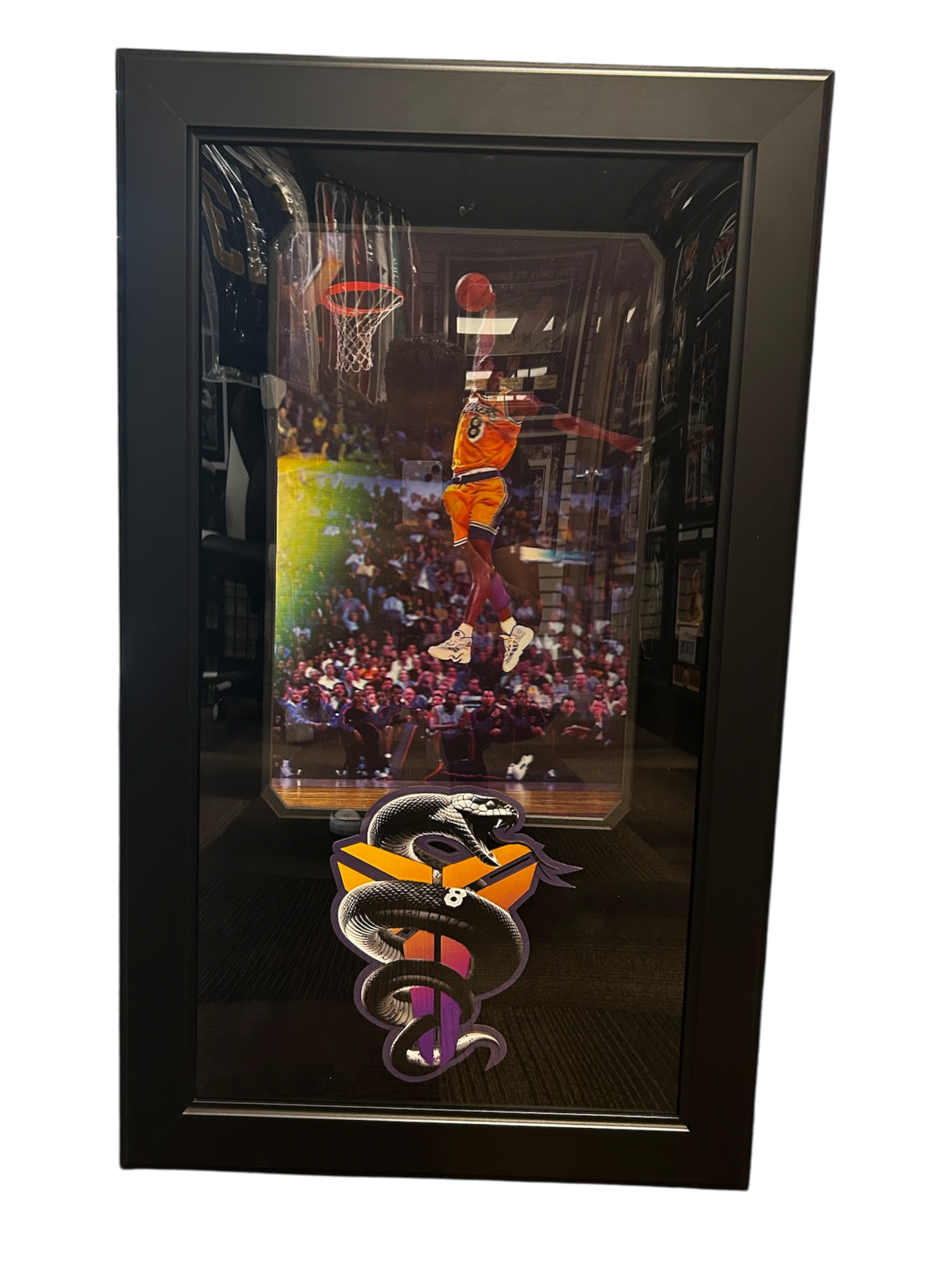 Hologram Kobe Photo with Black Mamba Logo (NS)