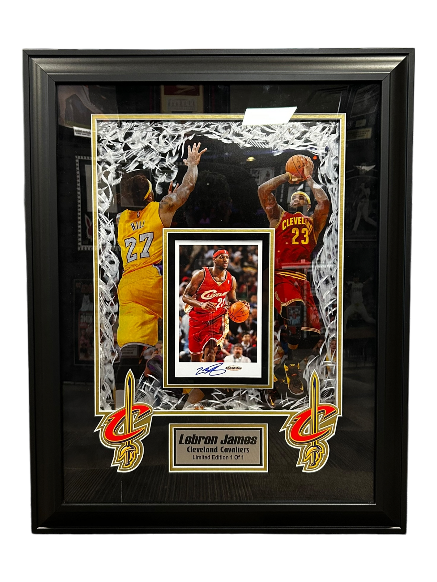 LeBron James Auto On Metal 1 of 1 (FSP)