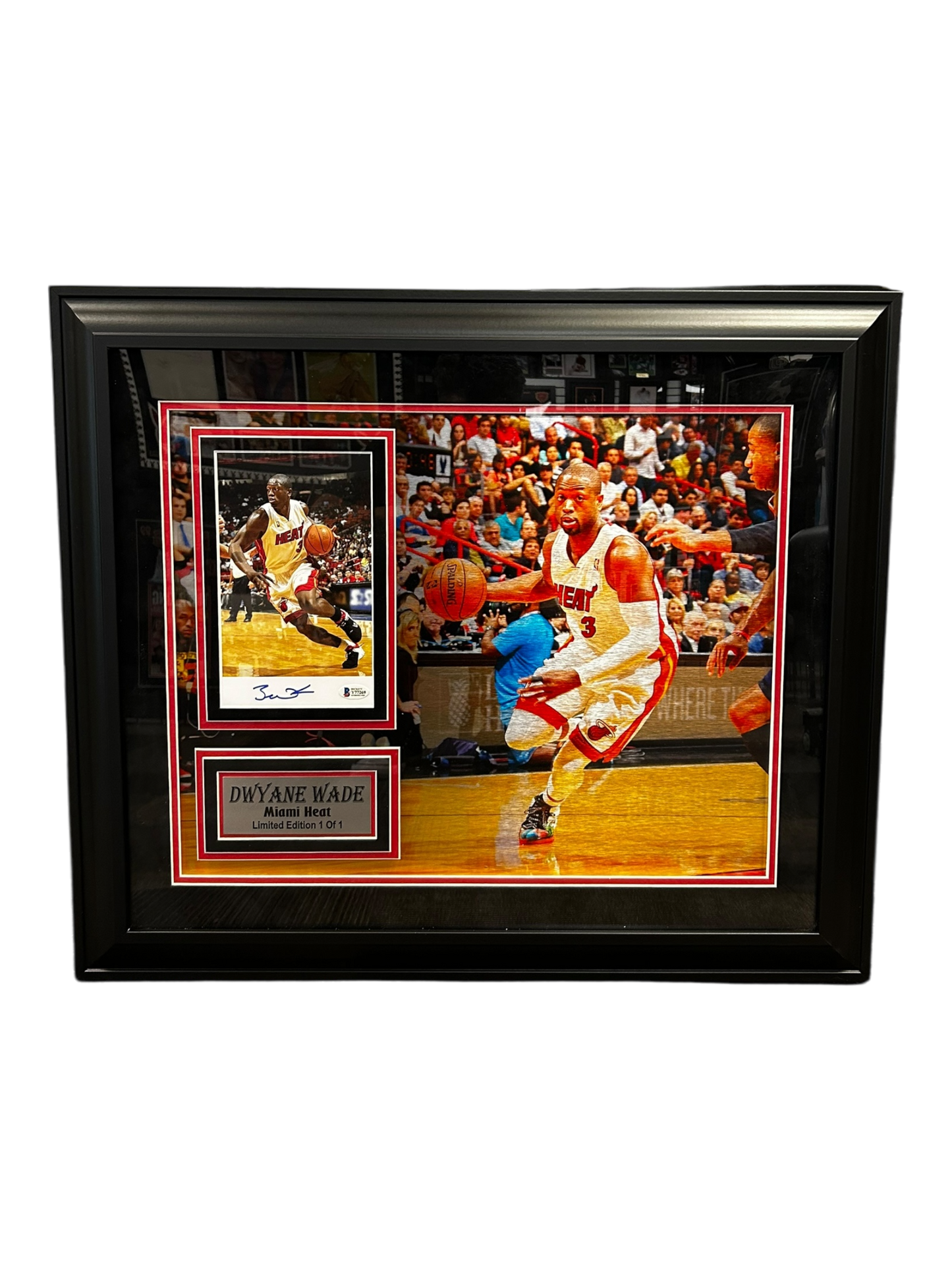 Dwyane Wade Auto On Metal 1 Of 1 (FSP)