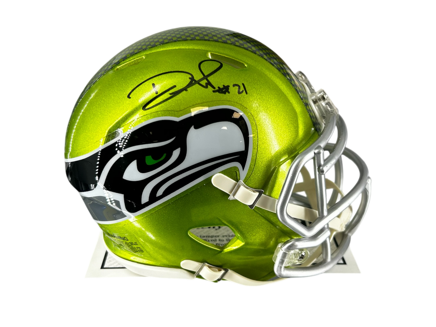 Devon Witherspoon Autographed Seahawks Flash Green Speed Mini Helmet MCS Holo #216009 (SI)