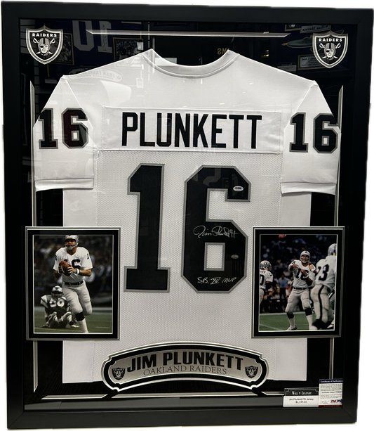 Jim Plunkett  Signed Jersey (FSJ)