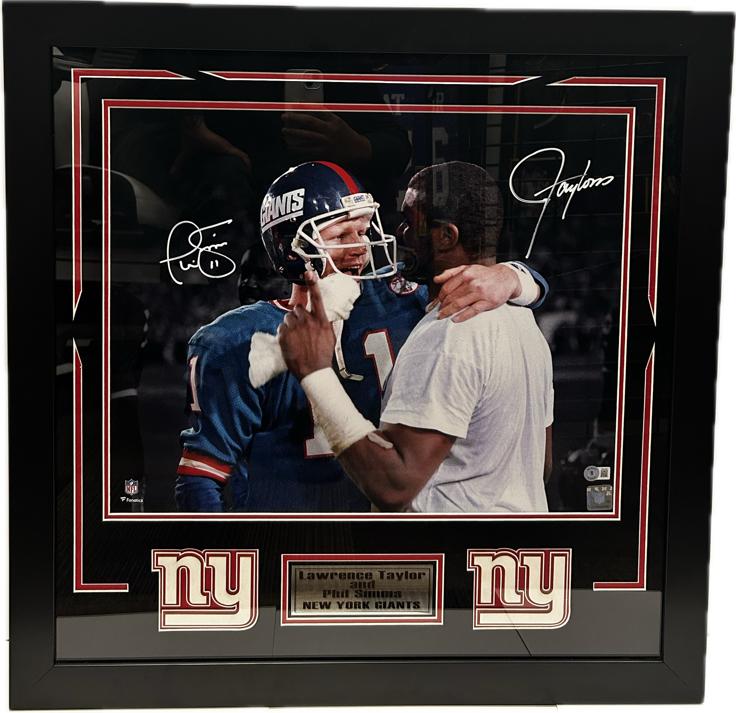 Lawrence Taylor Phil Simms (FSP) 16x