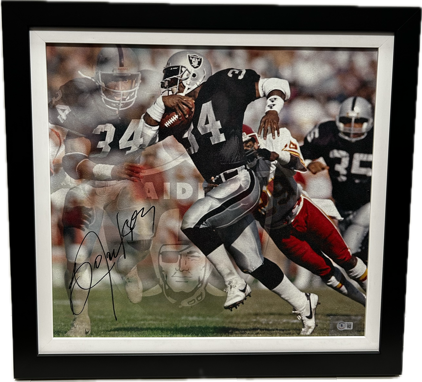Bo Jackson Signed Canvas (FSP)