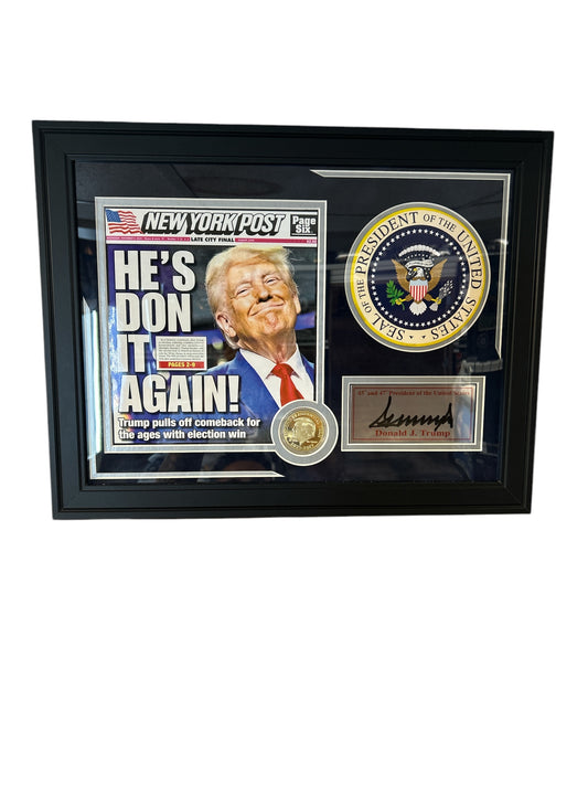 Donald Trump NY Post Legend Mint 12x (FAC)