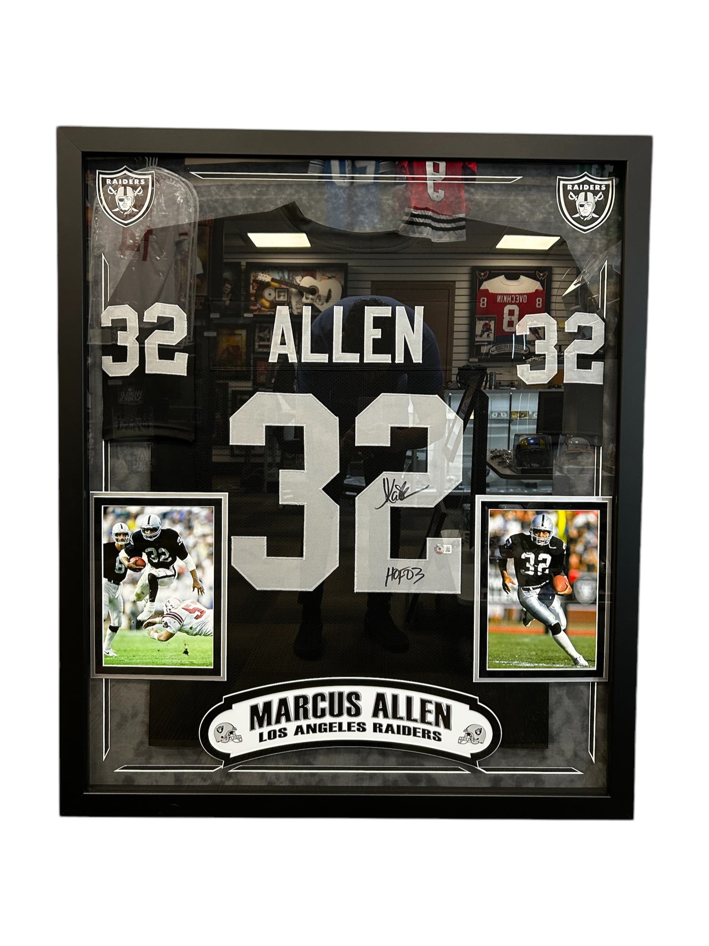 Marcus Allen Signed Jersey (FSJ)