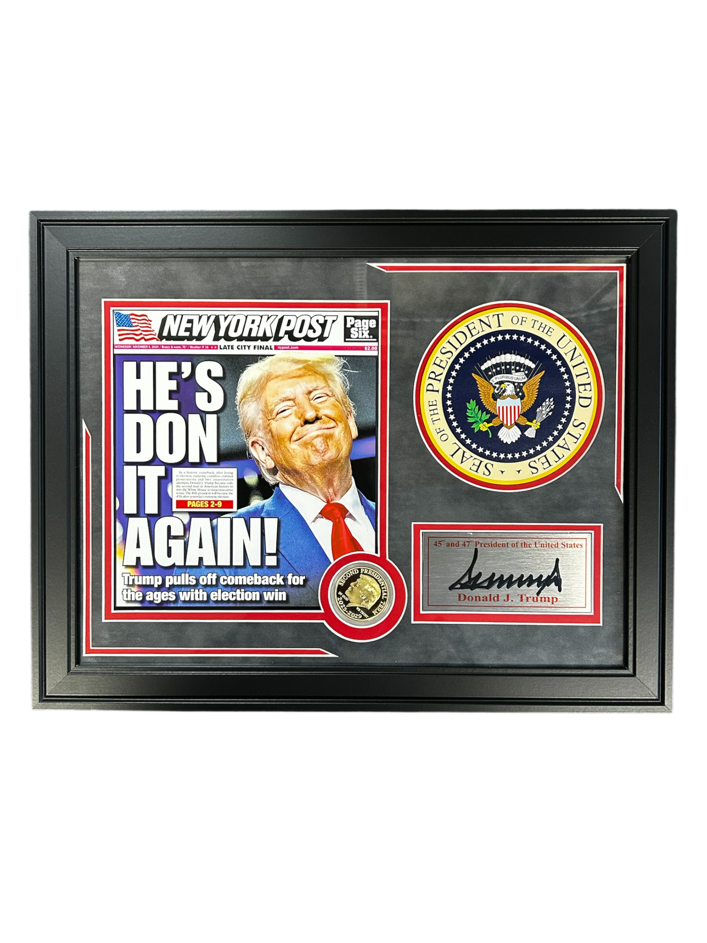 Donald Trump NY Post Legend Mint 12x (FAC)